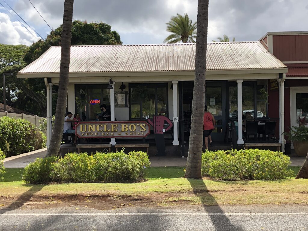 Uncle Bo's is such a hit with the locals that they opened a second location in Haleiwa. If you make it out there, check out their signature drinks. 