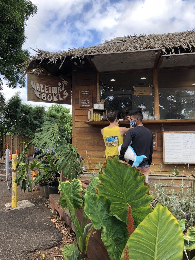 Haleiwa Bowls serves awesome acai bowls. Check them out while you are out in Haleiwa town.