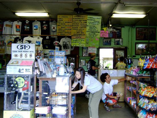 Inside the original Matsumoto's Shaved Ice store. Its so different nowdays. 