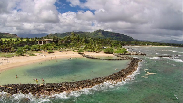 If you're looking for a safe beach for your kids to snorkel while on Kauai, take them to Lyndgate Beach. 