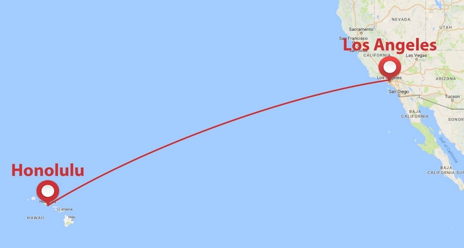 Traveling out of Hawaii will require the extra time to cross the Pacific Ocean. Traveling out of Hawaii is expensive. 