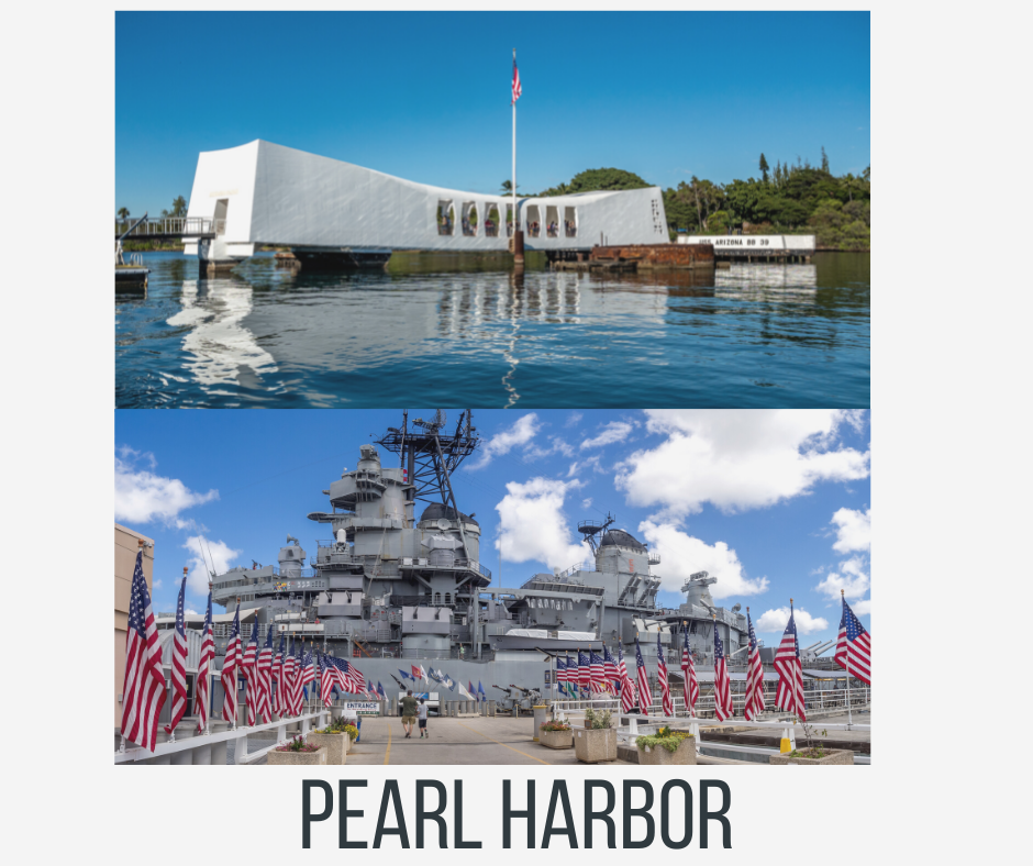 Pearl Harbor and Mighty Mo should be on your list of things to do while on Oahu for sure. The Harbor marks the beginning of WWII, while the Battleship symbolizes the end of WWII. 