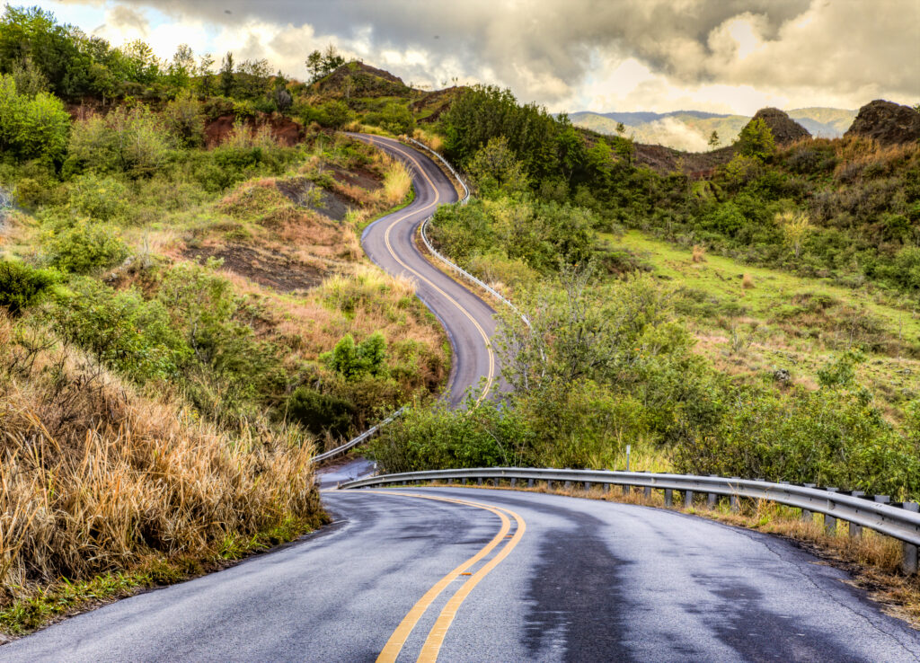 The drive up Kokee will take you to the Waimea Canyon and the Kalalau lookout. The ride is a little rough because of all the turns so be prepared. 