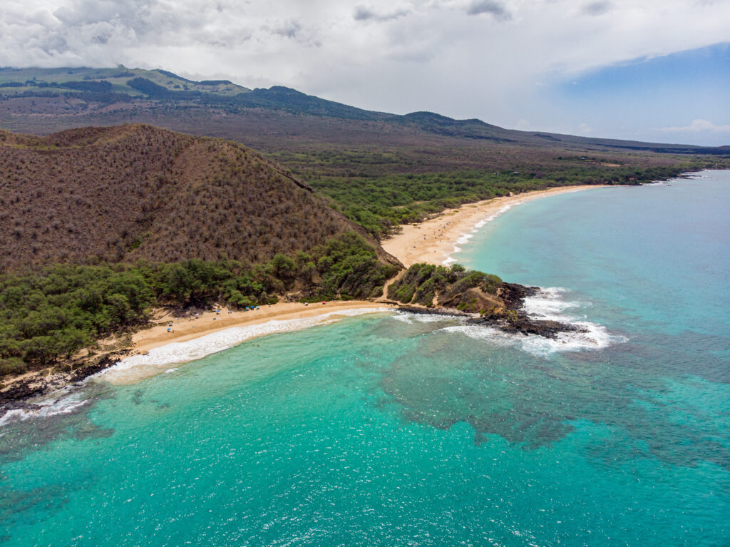 If you want to let it all hang loose, hike over the hill and get naked at the Little Beach.