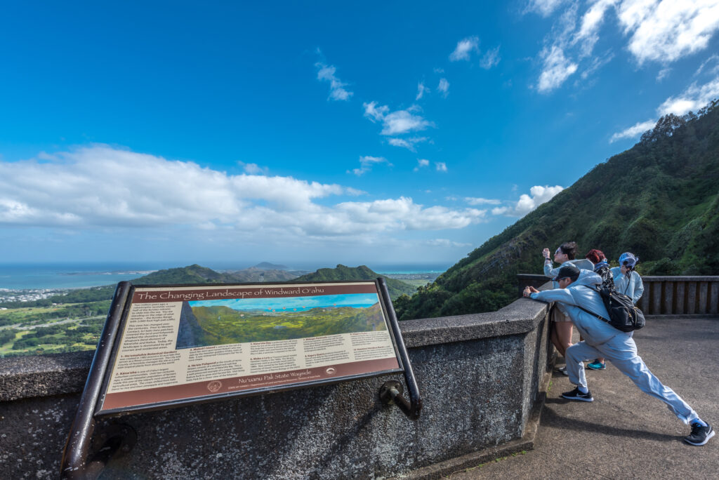 The windy Nu'uanu Pali Lookout should be one of the things you do on Oahu. 